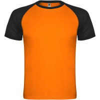 Fluor oranje, Zwart