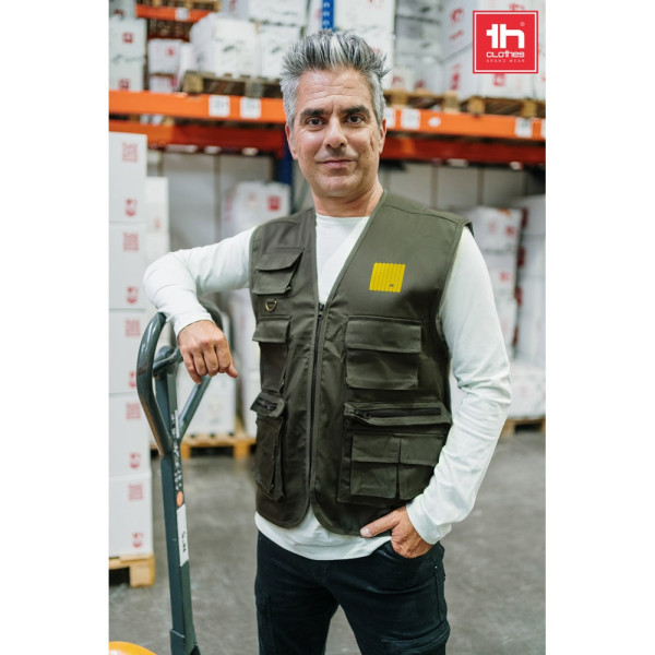 THC PIXEL. Vest (200 g/m²) in polyester en katoen