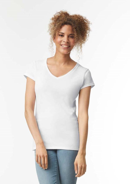 Gildan Softstyle V-neck T-shirt for her
